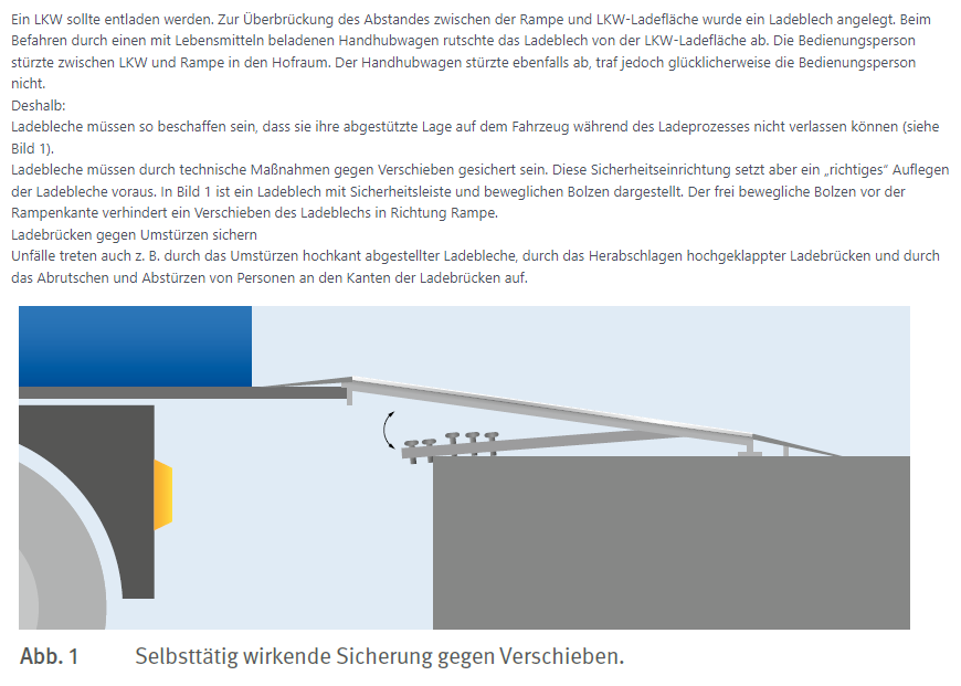 Sicherheitstechnische Anforderungen